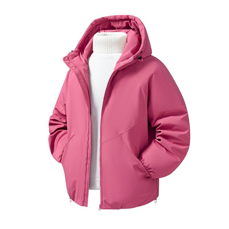 冬季纯色连帽休闲棉衣宽松百搭纯色棉服外套A321-MY8850-P90,男装棉衣,电商A321