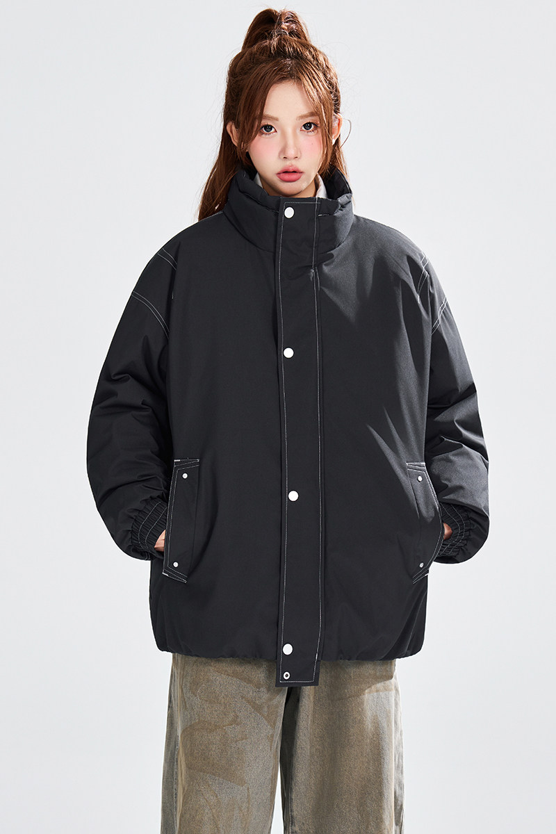 冬季百搭保暖潮牌休闲棉服外套立领宽松棉衣A321-MY8836-P95,男装棉衣,电商A321