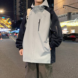 现货冲锋衣男女户外防风防水夹克外套潮牌登山服A321-J7839-P70，男装夹克，电商A321