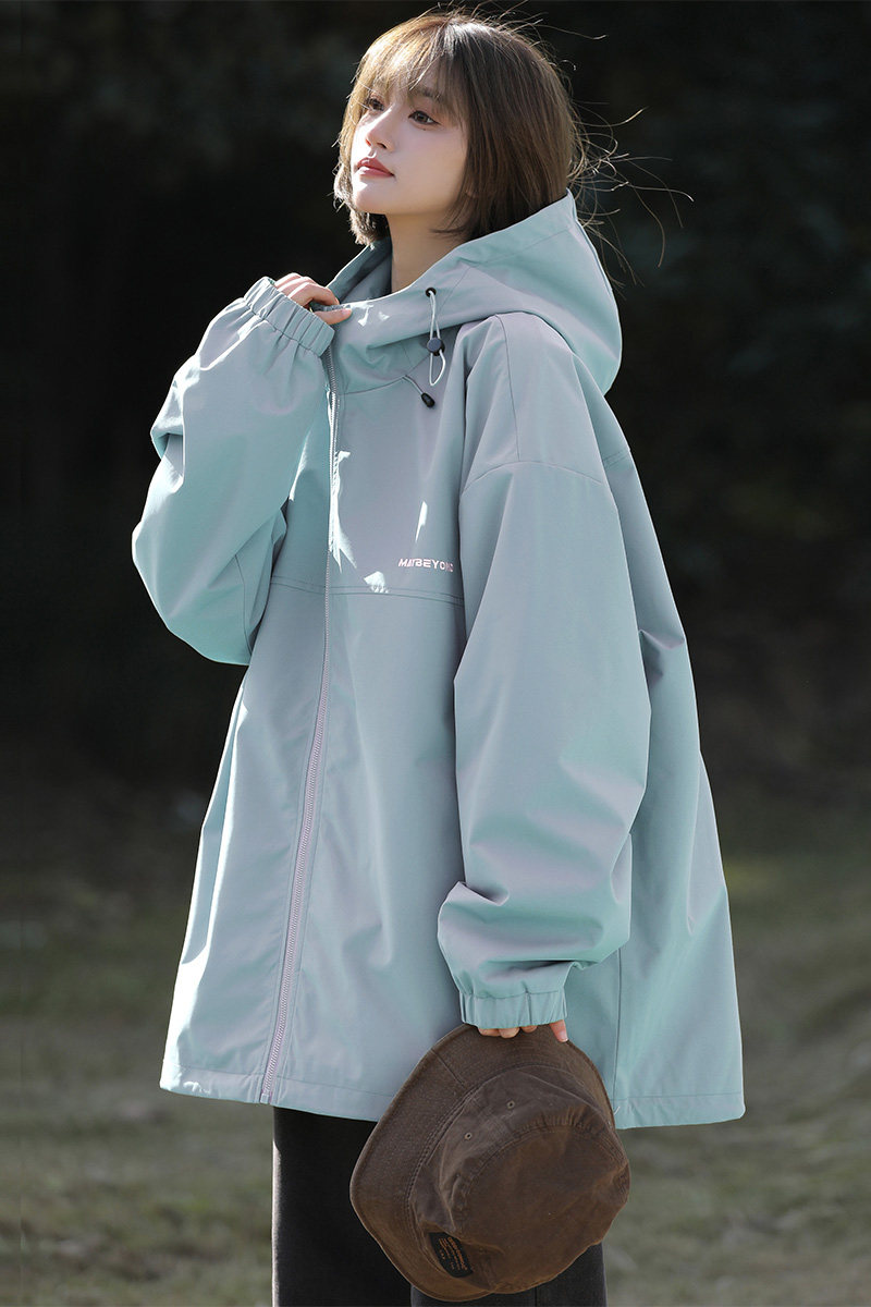 现货户外冲锋衣男女春秋休闲防水连帽工装夹克衫A321-J727-P60,男装夹克,电商A321
