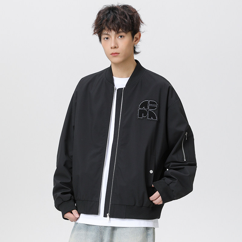 现货春秋立领百搭男女休闲棒球夹克外套A321-J9950-P75,男装夹克,电商A321