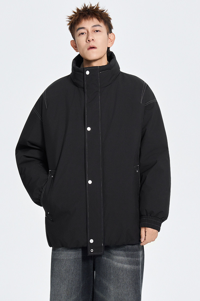 冬季百搭保暖潮牌休闲棉服外套立领宽松棉衣A321-MY8836-P95,男装棉衣,电商A321