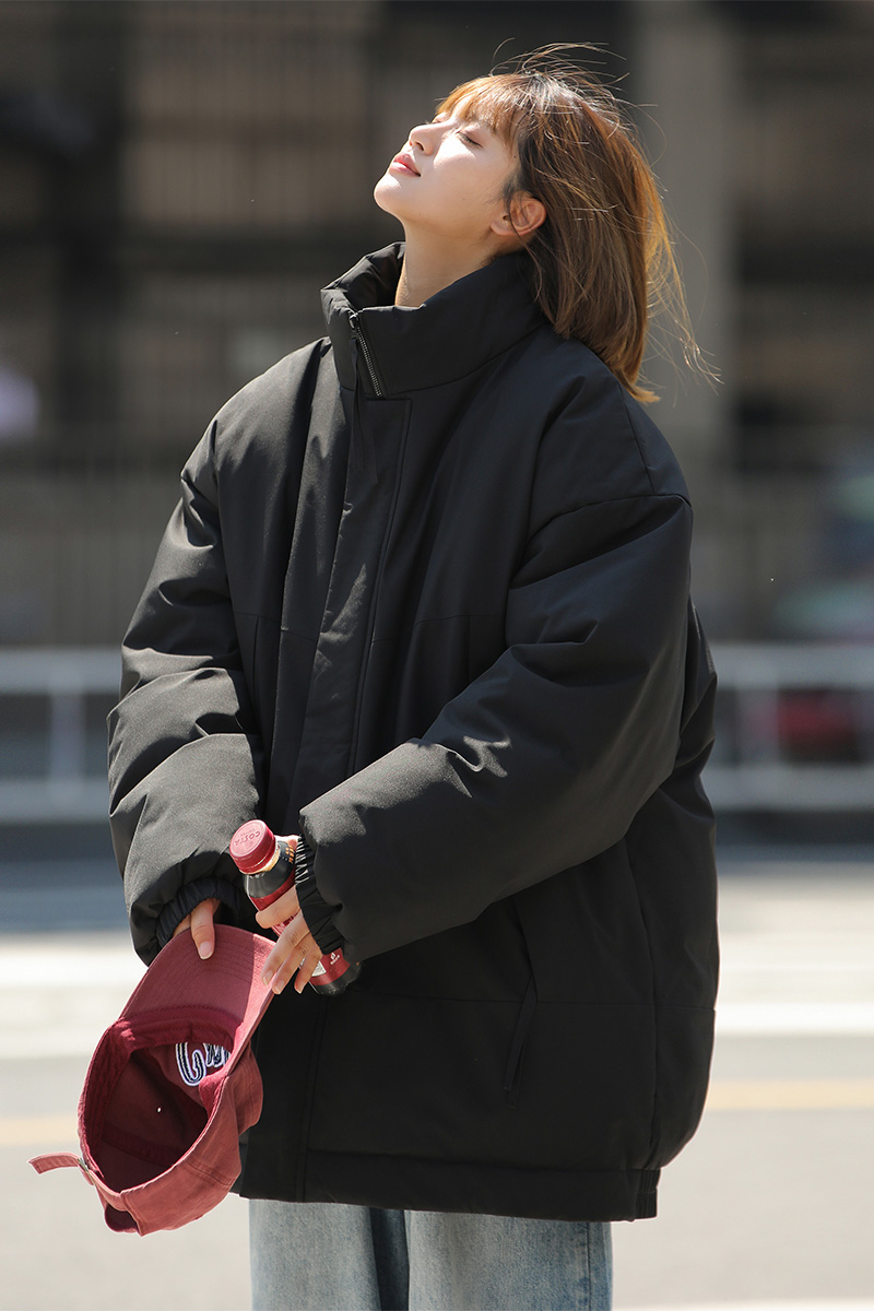 冬季纯色百搭保暖棉衣加厚立领休闲棉服A321-MY8808-P85，男装棉衣，电商A321