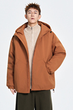 冬季纯色连帽休闲棉衣宽松百搭纯色棉服外套A321-MY8850-P90，男装棉衣，电商A321