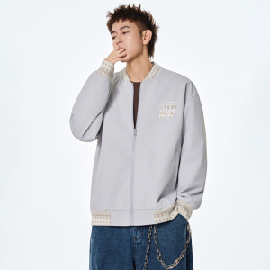 春秋男女撞色百搭休闲外套夹克A321-J7926-P68图片