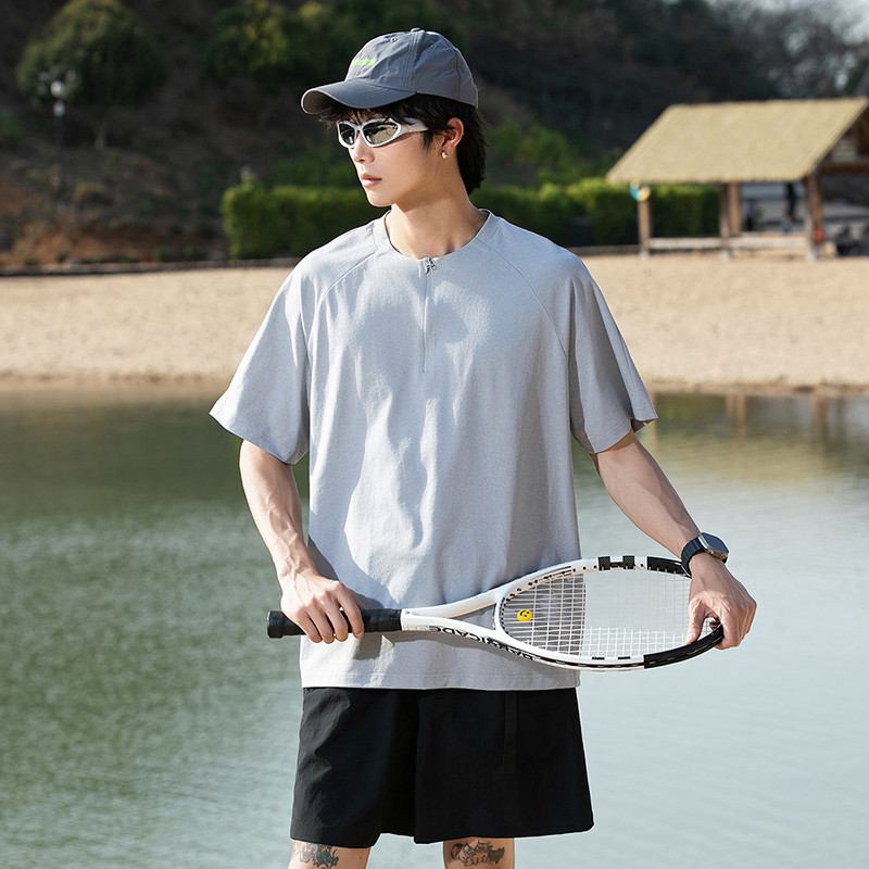 夏季冰感速干男女短袖T恤潮牌t恤休闲上衣A321-TX310-P45,男装T恤,电商A321