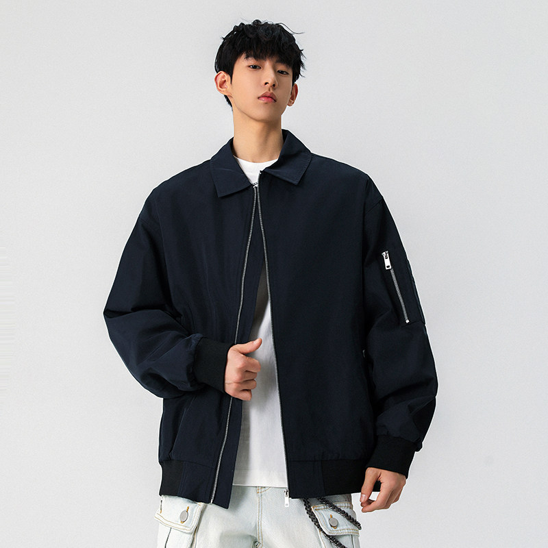 男女春秋工装休闲夹克纯色宽松外套A321-J9975-P75,男装夹克,电商A321