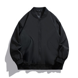 美式复古棒球服外套男纯色潮牌宽松休闲飞行夹克A321-J7803-P55，男装夹克，电商A321