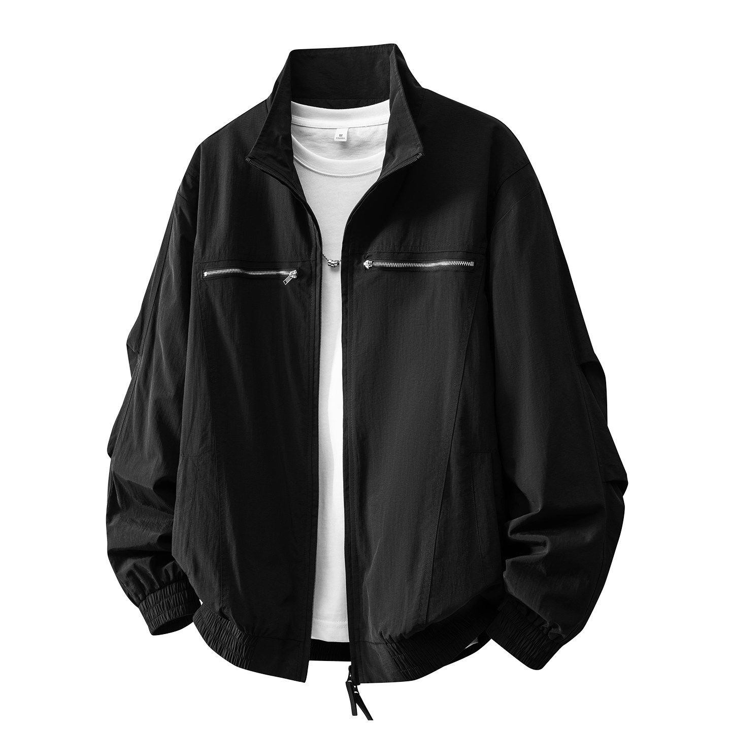 春秋立领纯色夹克休闲百搭棒球服外套A321-J060-P78  控118图片
