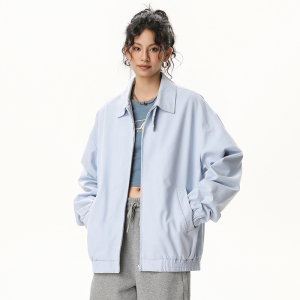 现货春秋翻领百搭男女复古潮牌休闲外套A321-J9965-P75图片