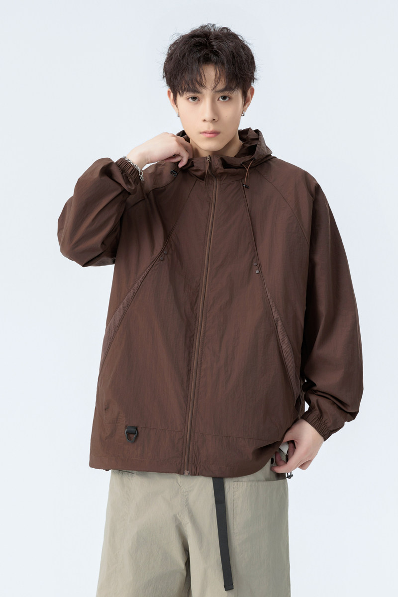 连帽外套男女防晒服宽松休闲百搭上衣A321-FS7732-P55,男装防晒衣,电商A321