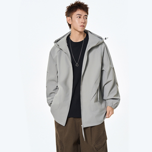 春秋男女百搭休闲工装连帽夹克外套A321-J7986-P75图片