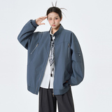 春秋棒球服男女休闲夹克上衣纯色外套A321-J7925-P68，男装夹克，电商A321