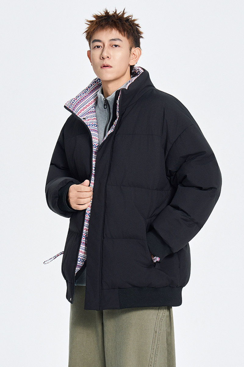 冬季百搭休闲撞色立领棉衣休闲棉服外套A321-MY8832-P89,男装棉衣,电商A321