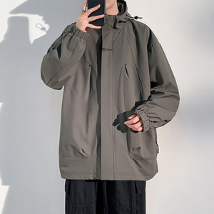 现货冲锋衣外套男春秋户外防水工装夹克登山服A321-J745-P65图片