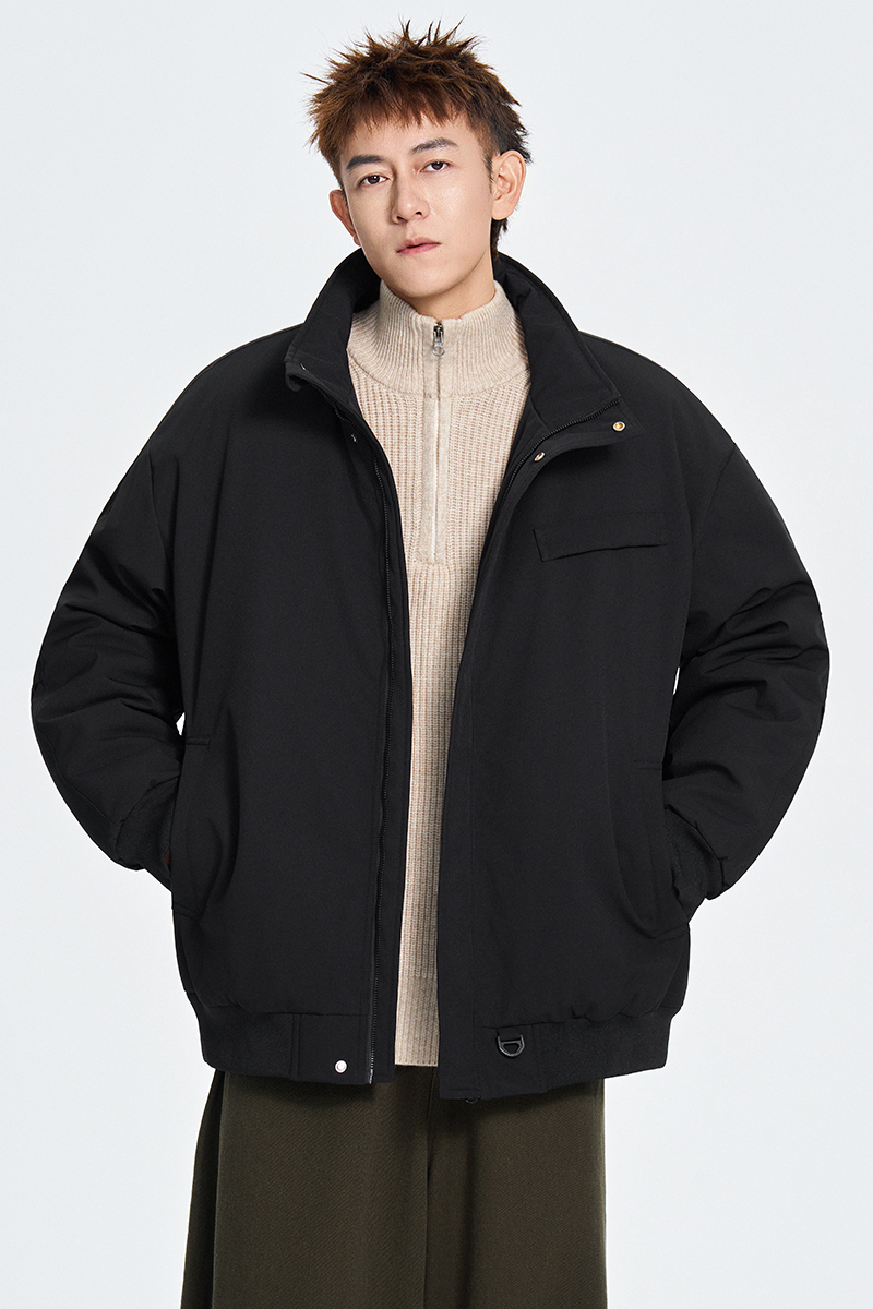 冬季工装休闲立领百搭棉衣外套宽松棉服A321-MY8833-P89，男装棉衣，电商A321