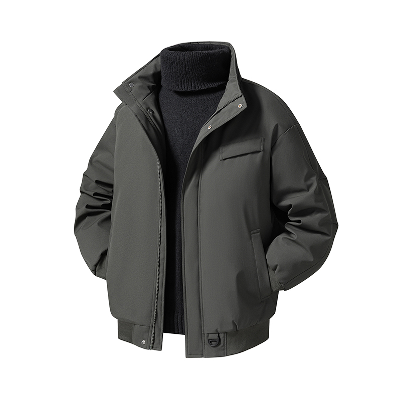 冬季工装休闲立领百搭棉衣外套宽松棉服A321-MY8833-P89，男装棉衣，电商A321