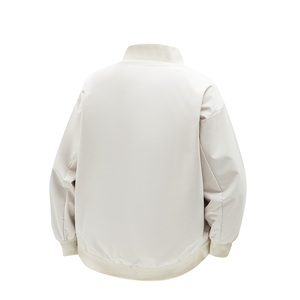 美式复古棒球服外套男纯色潮牌宽松休闲飞行夹克A321-J7803-P55
