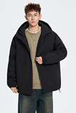 冬季纯色连帽休闲棉衣宽松百搭纯色棉服外套A321-MY8850-P90，男装棉衣，电商A321