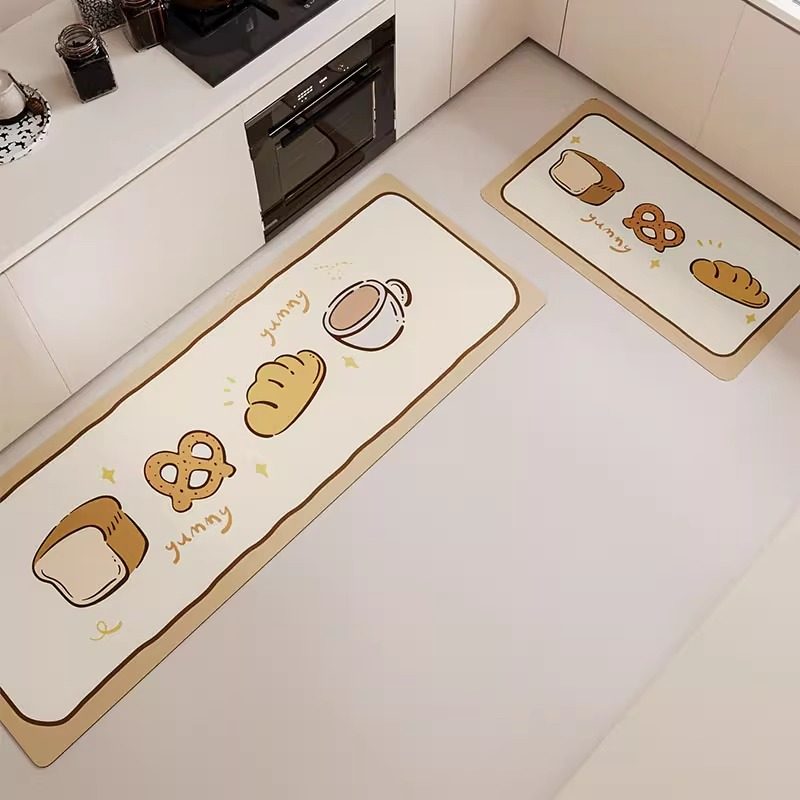 硅藻泥厨房地垫家用防滑防油吸水脚垫进门玄关耐脏可裁剪地毯新款,居家布艺,厨房地垫,淘宝优惠券,粉丝福利购,淘宝优惠卷