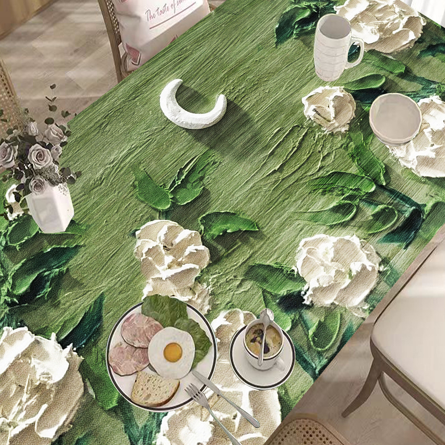 皮革餐桌垫布可裁剪可定制防水防油隔热桌布餐边柜茶几桌面保护垫,居家布艺,桌布,淘宝优惠券,粉丝福利购,淘宝优惠卷