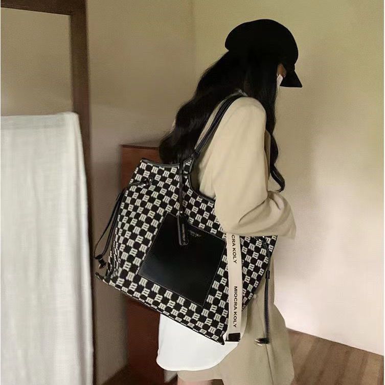 【4.7万人收藏】大容量高质感新潮托特包包女夏季2022新款手提单