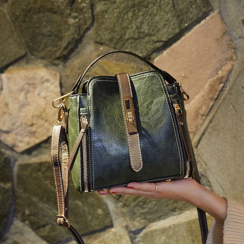 包包女斜挎百搭2025新款潮韩版单肩包ins水桶包大容量女士手提包,箱包皮具/热销女包/男包,双肩背包,淘宝优惠券,粉丝福利购,淘宝优惠卷