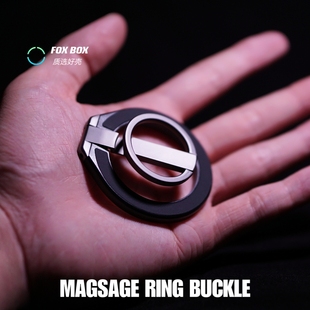 双面磁吸苹果Magsafe金属质感16Pro便携15promax磁力圈懒人支架