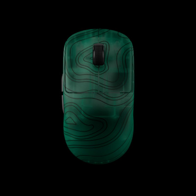 派世Pulsar绿色等高线RandomFrankP X2 CrazyLight 无线游戏鼠标