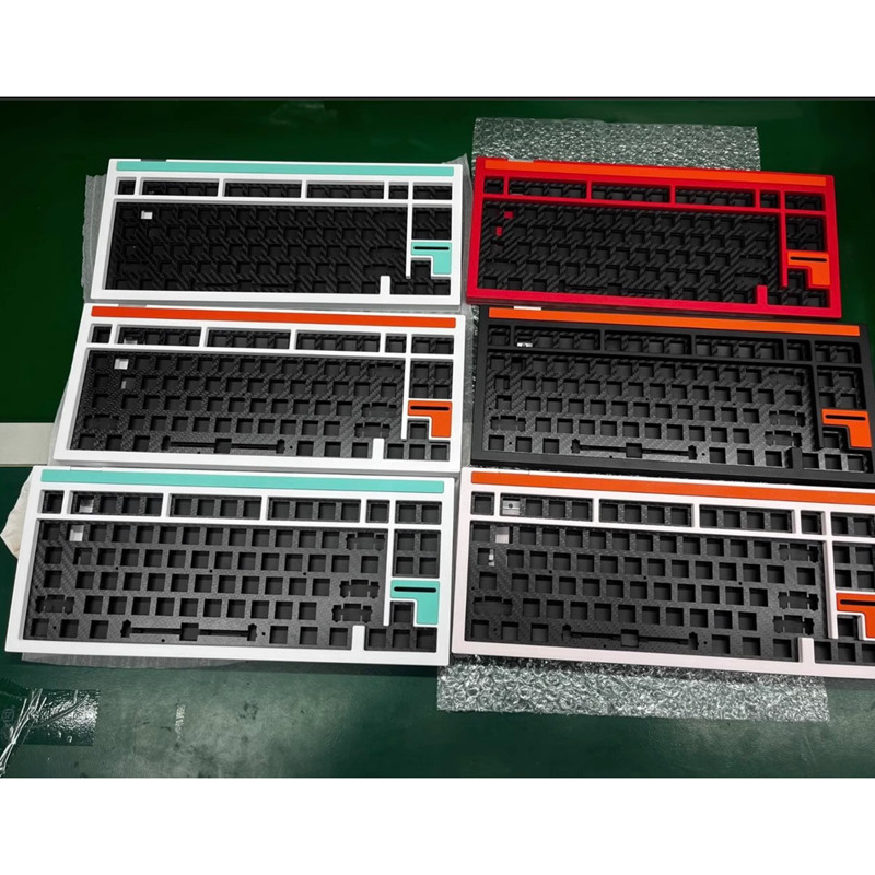 80铝壳适配wooting80he铝壳CNC工艺快拆结构重量2.2公斤图片