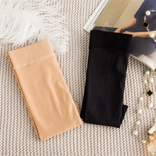 魔力袜春秋薄款 2条 大码 美腿高弹防勾丝钢丝袜连裤 肉色外穿女 新品