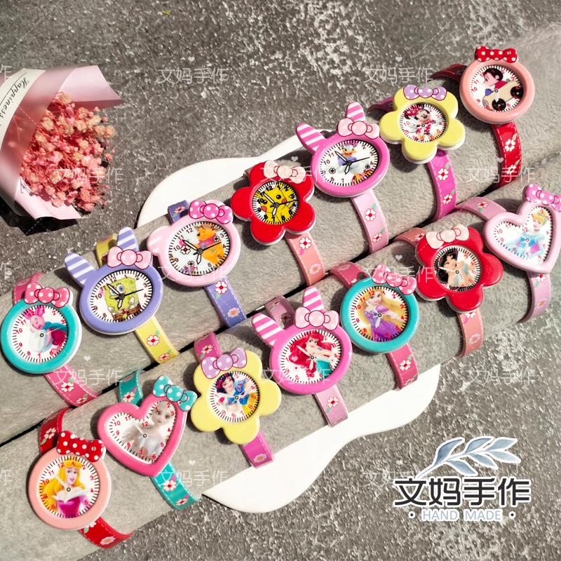 儿童亚克力手环饰品卡通动物皮卡丘公主仿真手表开口手镯女孩手链|ruв категории Украшения,ювелирные изделия, браслет - от Buy2taobao.com для оказания профессиональной услуги покупки агента Taobao