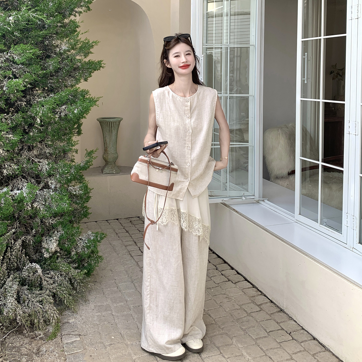 2026夏款新款亚麻套装-2C393-9827P185控298,女装连衣裙,浙宝211