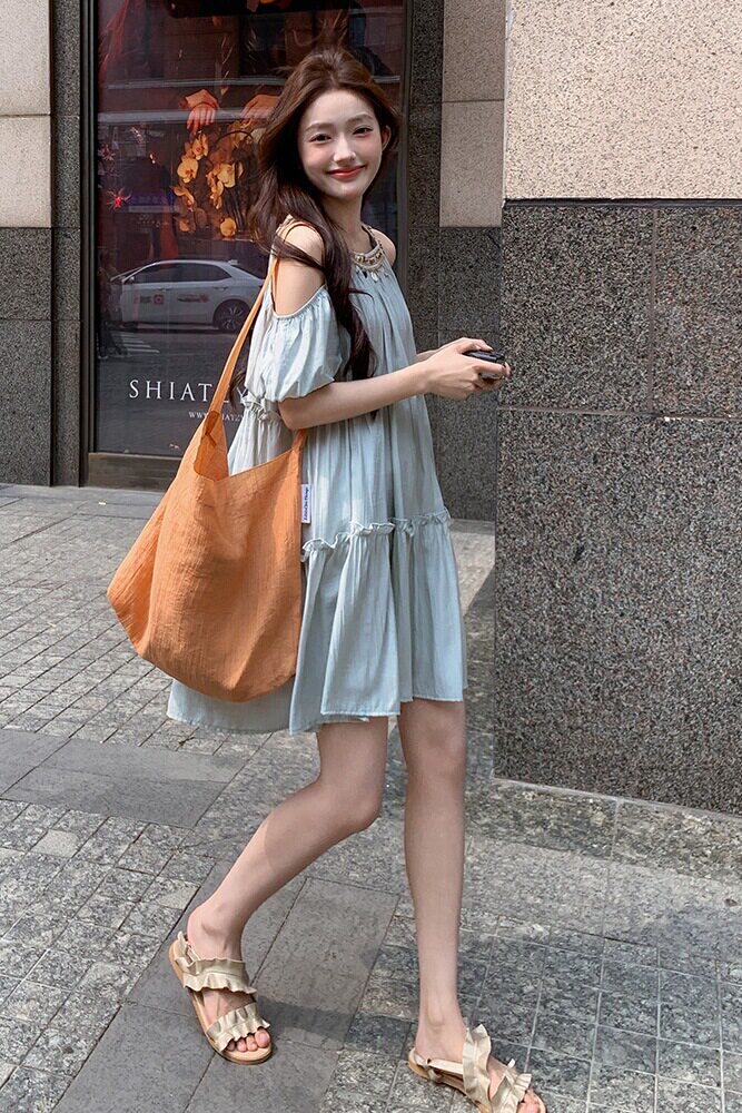 夏款新款无袖蛋糕连衣裙211-5812P125控188,女装连衣裙,浙宝211