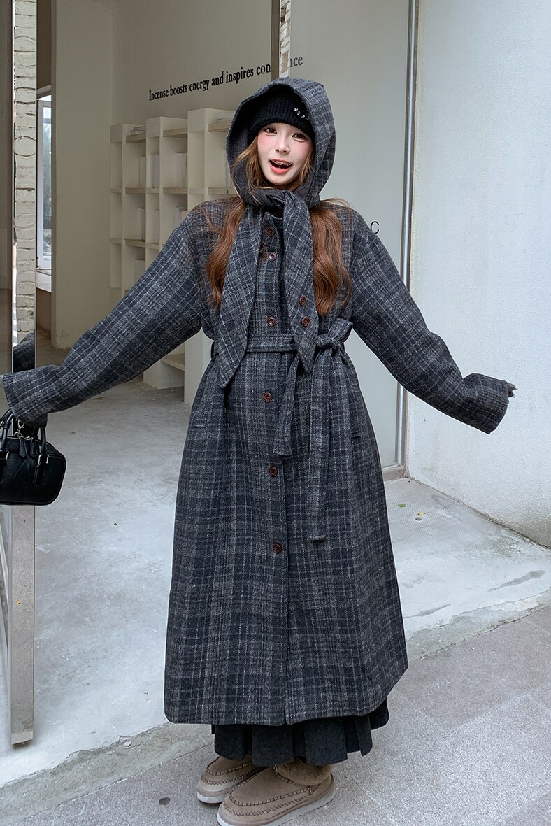 2025冬款设计感长款毛呢大衣211-5868P225控328,女装毛呢外套,浙宝211