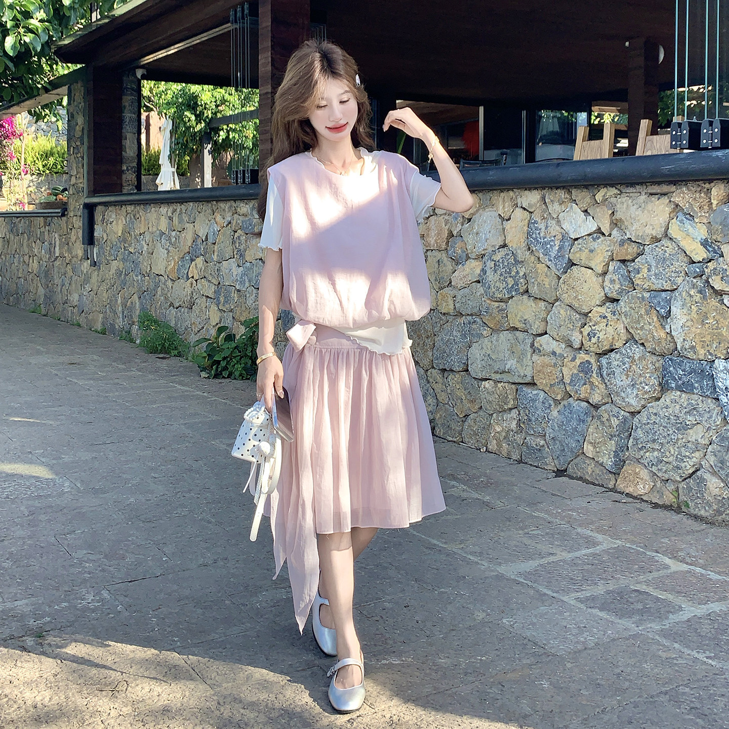 数据好2026夏款新款甜美四件套套装2c393-9832P185控298,女装套装/套裙,浙宝211