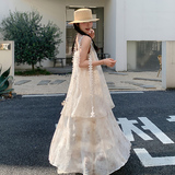 2025新款夏款甜美度假长裙211-5807P145控218，女装连衣裙，浙宝211
