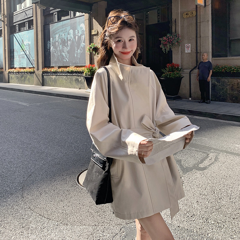 现货2026春款新款韩系博主风风衣211-5837P165控238，女装风衣，浙宝211