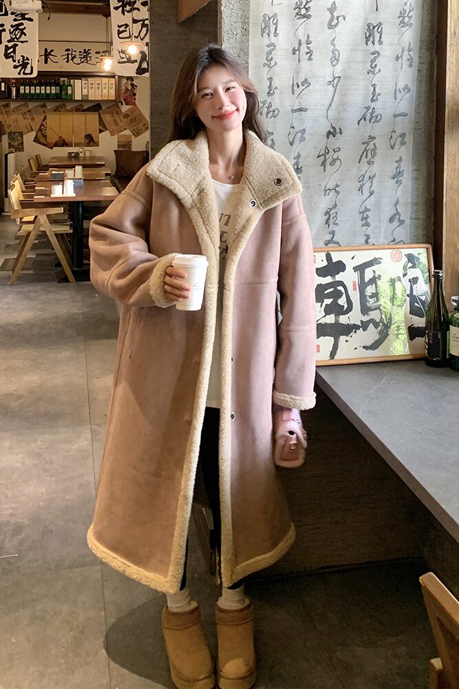 数据好大货冬款新款百搭好看皮毛一体211-1835P225控318,女装毛呢外套,浙宝211