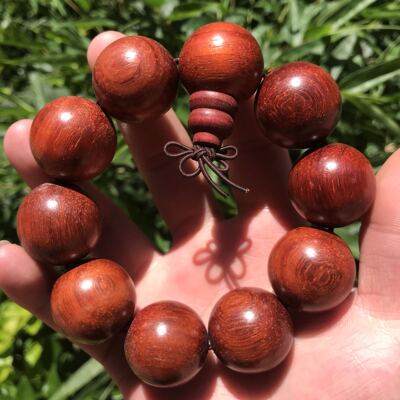 文玩正品巴西红檀木佛