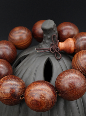 男女款民族风饰品小叶紫檀佛珠