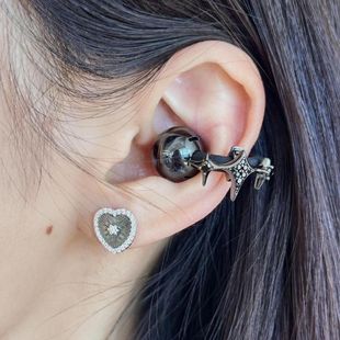 满钻海星蝴蝶皇冠适用于华为freeclip2耳夹耳机钻扣饰品男女时尚气质高级感华为FreeClip耳挂耳机diy装饰配件