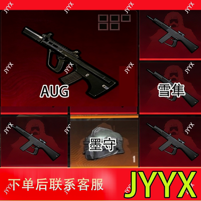 地铁逃生装备AA12雪隼墨守M338替子AUG七级套