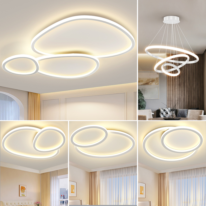 客厅灯现代简约大气吸顶灯2025新款主灯卧室房间灯具全屋组合套餐