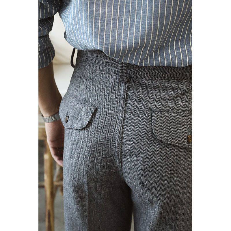 England Retro Georg Autumn and winter Wool pants Fur Casual pants Western-style trousers Paige Easy Pencil Pantsin the Men's clothing, Casual pants  category - from Buy2taobao.com to provide professional Taobao agent buy service