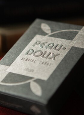 默默纸牌Peau Doux deck美国进口红飞马收藏款花切扑克牌