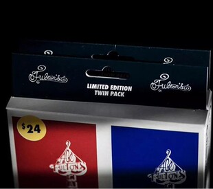 默默纸牌Ace Fulton's set 美国进口红蓝富尔顿重置版魔术扑克牌