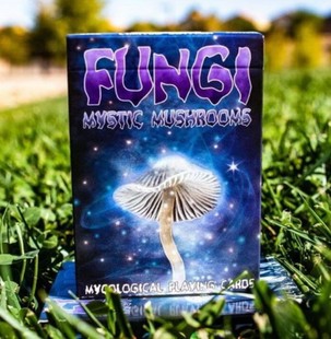 神秘蘑菇花切收藏扑克牌 Mushrooms美国原装 默默纸牌Fungi Mystic