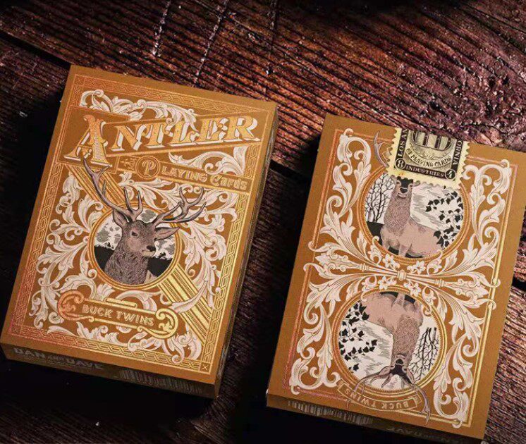 默默美国进口出品雄鹿花切纸牌