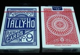 默默纸牌Tally Ho playingcard美国原装进口Ohio老厂蓝标扑克牌
